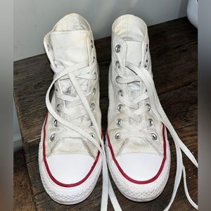 High top white converse